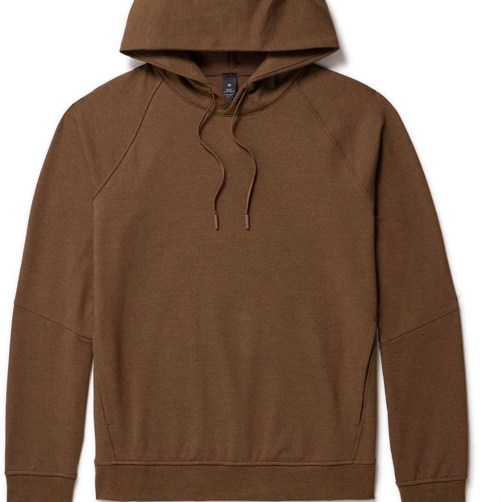 NWT Lululemon City Sweat Pullover Hoodie Thermo Heathered Dark Mocca Brown SiZ M
